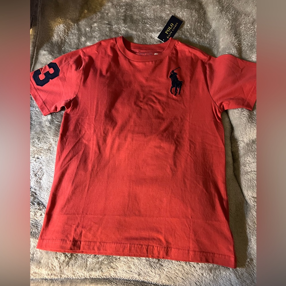 Polo by Ralph Lauren red T-shirt.
